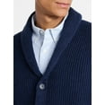 thumbnail image 5 of Free Assembly Men's Shawl Collar Cardigan Sweater, Sizes XS-3XL, 5 of 6