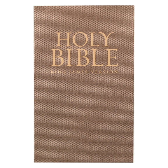 KJV Holy Bible, Gift and Award Bible - Softcover, King James Version, Antique Gold