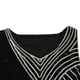 thumbnail image 4 of Vestido de baile latino Sunnimix con Flecos para mujer Negro XL, 4 of 8