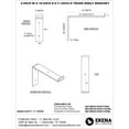 thumbnail image 2 of Ekena Millwork 2"W x 10"D x 7 1/4"H Steel Truss Shelf Bracket, Antiqued Copper, 2 of 11