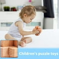 thumbnail image 6 of Wooden Brain Teaser Puzzles, Interlocking Games for IQ Test, Intellectual 3D Assembling Educational Toy Set, 6 of 7