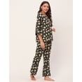 thumbnail image 3 of Moomaya Sleepwear, Printed Night Suit For Women, Cotton Kurta Pajama Set Pjs Loungewear, 3 of 9