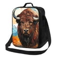 thumbnail image 1 of Balery Oil Painting Style Iceberg Yak Caja de Almuerzo y Bolsa de Almuerzo para Hombres y Mujeres, Bolsa de Almuerzo Reutilizable con Gran Capacidad, Bolsa de Almuerzo Aislada, 1 of 7