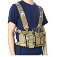 thumbnail image 2 of Bolsa de aparejo de pecho táctico ajustable, mazo de cables para Radio, paquete frontal, funda, chaleco militar, cintura de pecho de dos vías, 2 of 4