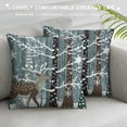 thumbnail image 3 of Qinduosi Pillow Covers Inch Christmas Landscape s Throw Pillows Set of Soft Pillow Case for Home Sofa Bedroom Livingroom Decor, 3 of 5