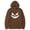 #Coffee_015, variant on Halloween Pumpkin Face Print Hoodie for Men Women, Fashion Vintage Long Sleeve Pullover Sweatshirt, Drawstring Hood with Kangaroo Pocket