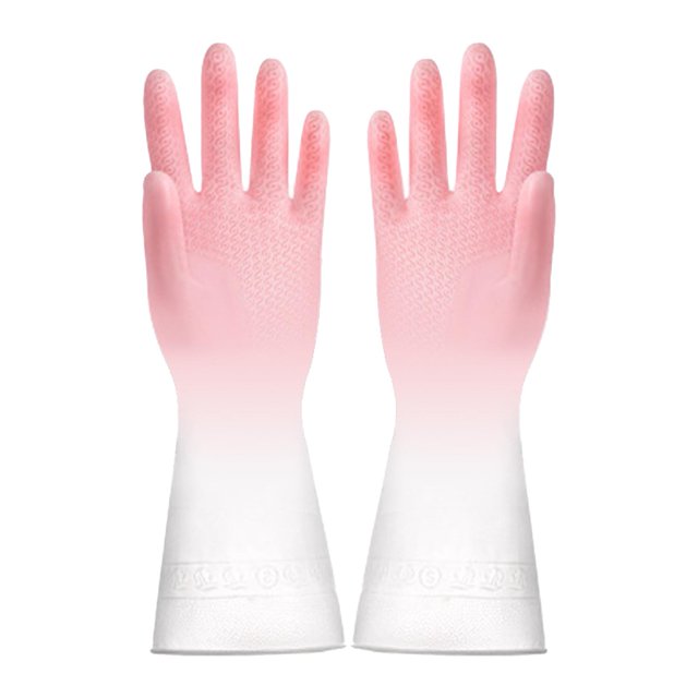 Guantes de Cocina Reutilizables ZHCH Ajustados Multifuncionales Color Rosa