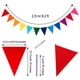 thumbnail image 2 of Juego de 6 guirnaldas Outus con banderines con forma de arcoíris, 2 of 5