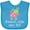 Turquoise, variant on Inktastic Grandma Little Love Bug Grandchild Girls Baby Bib