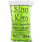 Slim Kim Garlic Popcorn Simply The Best, 6oz (Pack of 8)