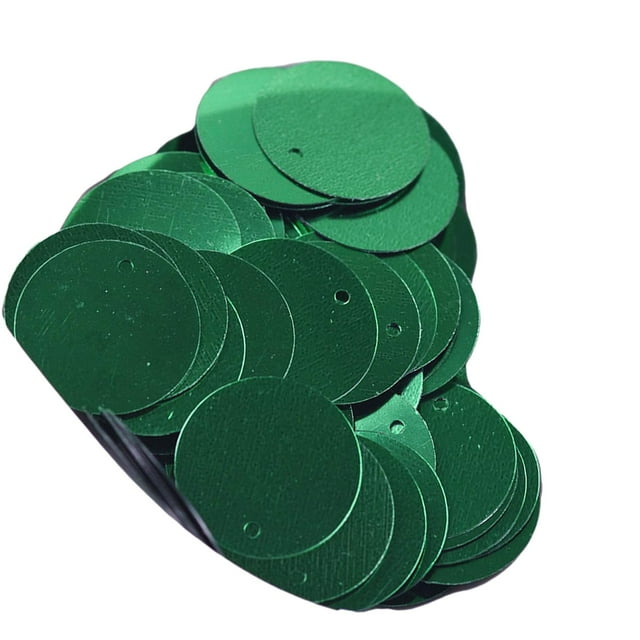 Lentejuelas Sueltas Perfecl 20mm 85 Piezas Verde