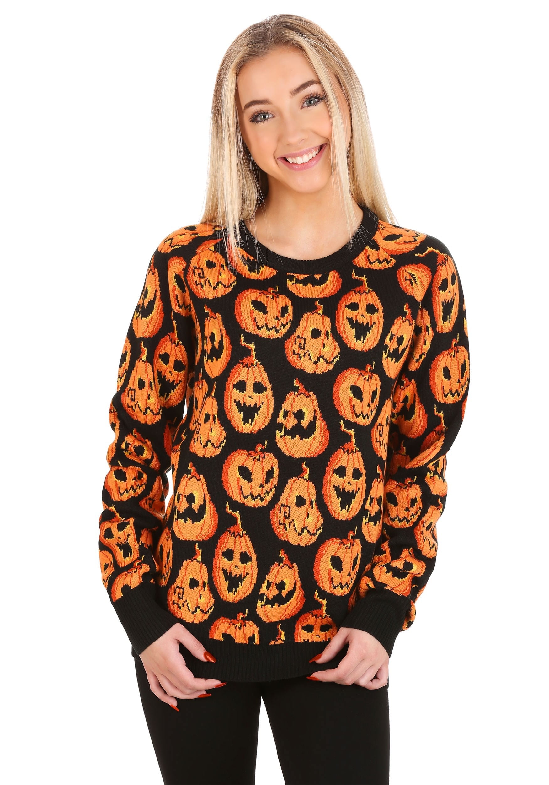 Pumpkin Frenzy Unisex Halloween Sweater 