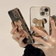 thumbnail image 2 of Compatible For iPhone 13 Pro Max 12 11 SE 2020 X XR Xs 8 7 Plus Phone Case Plating Bear Fashion Protective Cover Casing, 2 of 4