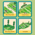 thumbnail image 4 of Mini Futbolín Juego Mesa Deportivo Escritorio para Familia () Verde, 4 of 8