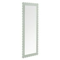 thumbnail image 6 of Modway Emmeline Scalloped Rectangle Floor Mirror in Sage, 6 of 9