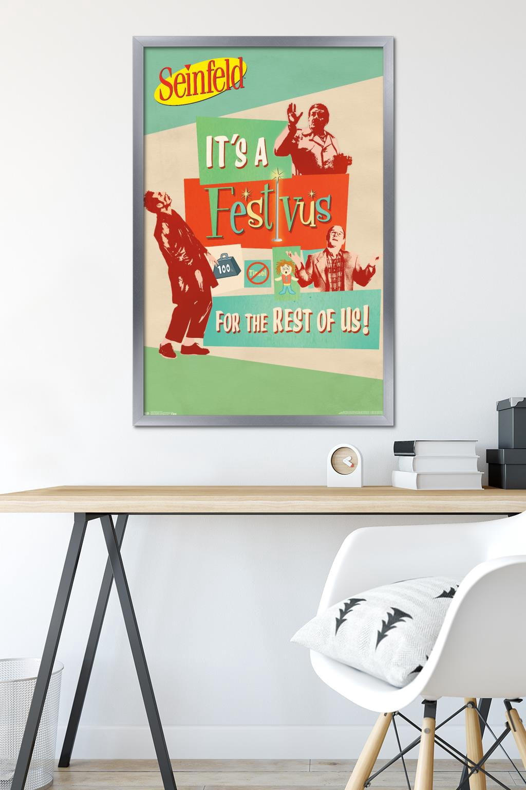 Seinfeld - Festivus Wall Poster, 22.375" x 34", Framed