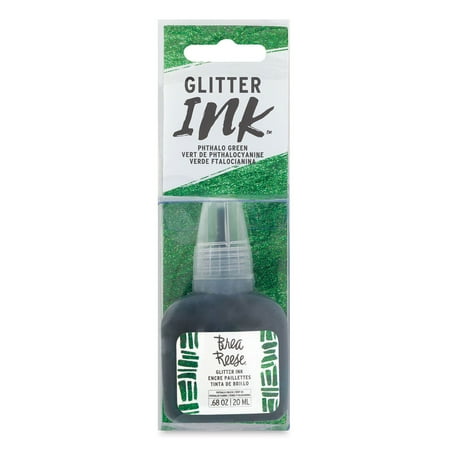Dark Ink - Brea Reese Glitter Ink - PHthalo Green, 20 ml