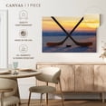 thumbnail image 5 of Elephant Stock Hockey Sticks Wall Art - Horizontal Canvas Wall Art - Living Room Wall Decor - Sports Canvas - Yellow And Brown Decor - 48" x 32", 5 of 8