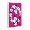 thumbnail image 3 of Stupell Industries Eclectic Floral Bloom Letter N White Framed Giclee Art, 16 x 24, by Hannah Byatt, 3 of 8