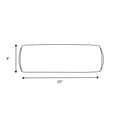 thumbnail image 4 of Sorra Home Velvet Fig Bolster Pillow 20 in x 8 in x 8 in, 4 of 4