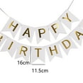 thumbnail image 2 of Happy Birthday Banner, Letters Fishtail Bunting Party Pull Flag Party Decoration Supplies, 2 of 5