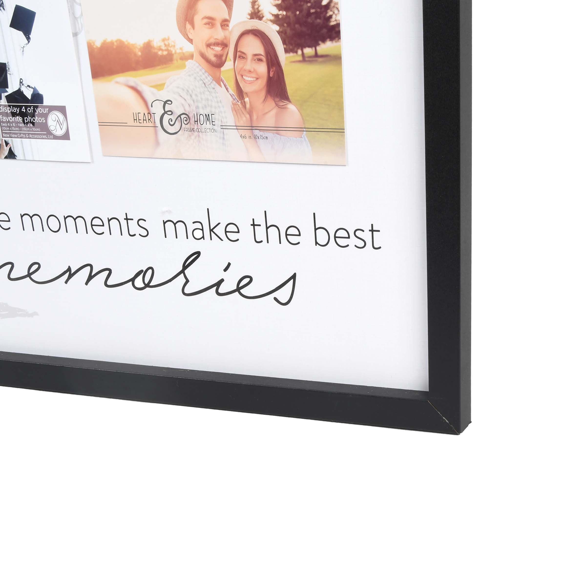 Prinz 4 x 6 Black Clip Collage Wall-Hanging Picture Frame