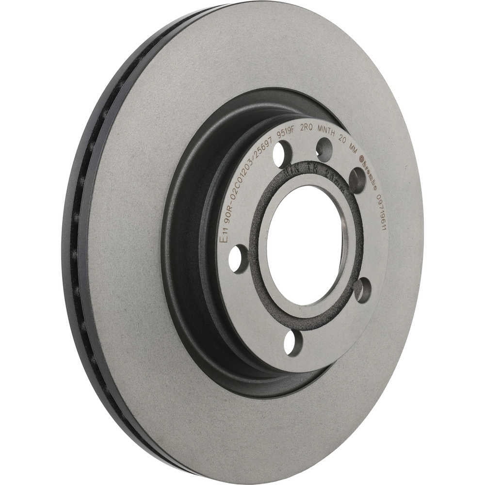 Brembo 09.7196.11 Disc Brake Rotor Fits select: 2001-2003 AUDI A8 L QUATTRO, 2001-2003 AUDI S8 QUATTRO