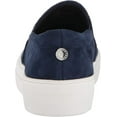 thumbnail image 3 of Steve Madden Gills Navy Suede Rounded Toe Slip On Suede Low Top Sneakers (Navy Premium Suede, 9), 3 of 6