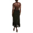 thumbnail image 2 of IPPONELLI womens  Smocked Bodice Maxi Dress, l, Black, 2 of 3