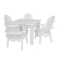 thumbnail image 3 of Highwood's 42" x 42" Square 5-pc Hamilton Dining Set - Dining Height, Outdoor, Eco-friendly, Synthetic Wood, 3 of 10
