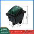 thumbnail image 4 of Interruptor Basculante Impermeable de 4 , 250 V, 16 A, Botón para Coche o con Luz LED Roja, 4 of 8