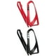 thumbnail image 1 of 2 portabotellas de plástico para bicicleta de montaña o carretera negro rojo, 1 of 8