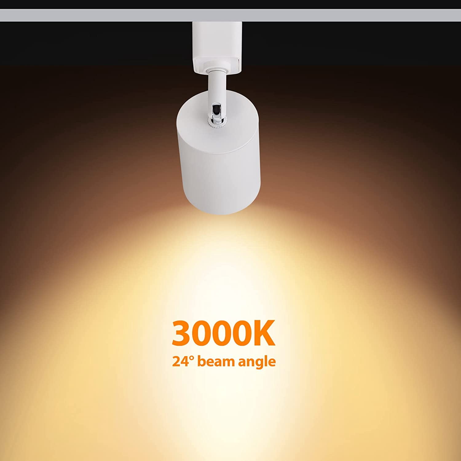 VANoopee 12-Light LED Track Lighting Kit with 13FT H Type Track Lighting Rail, Dimmable LED Track Lighting Fixtures Kitchen Ceiling Spot Light 3000K 24° CRI90+ 10W 800lm White