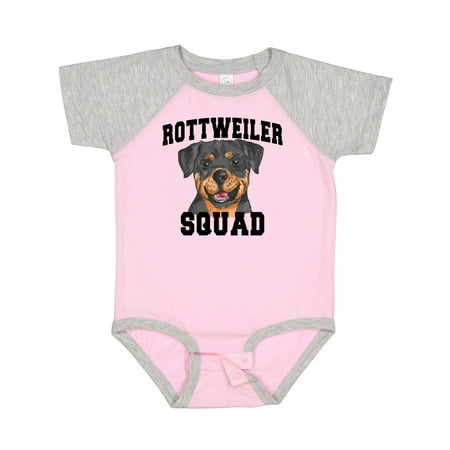 

Inktastic Dog Rottweiler Squad Gift Baby Boy or Baby Girl Bodysuit