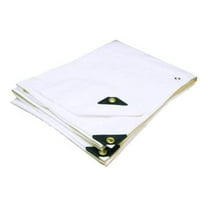 14'X40' Extra Heavy Duty White Tarp