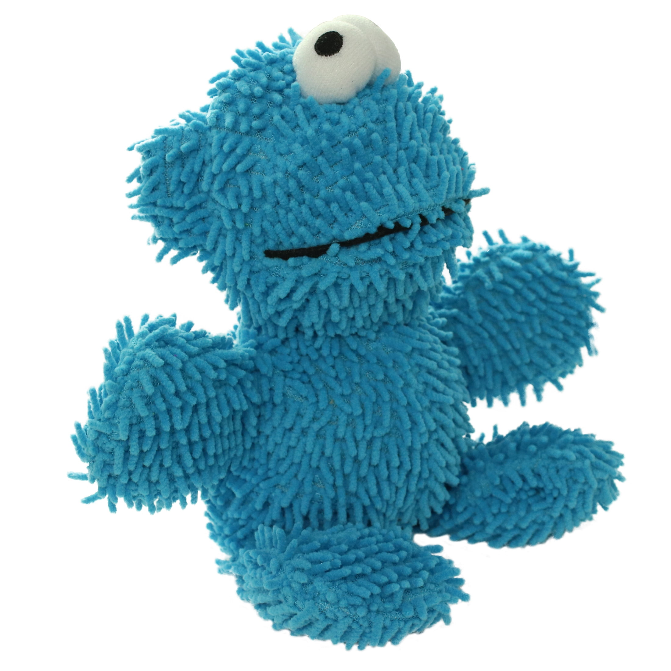 Mighty Microfiber Ball Med Monster Durable Plush Squeaky Dog Toy