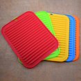 thumbnail image 2 of Raised Grain Drain Mat Waterproof Silicone Food Grade Drying Mat Kitchen Tools, 2 of 5