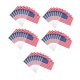 thumbnail image 4 of 50 piezas de banderas de mano decorativas, banderas impresas a una sola cara en palo, banderas pequeñas para Estados Unidos, 4 of 8