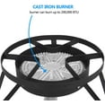 Propane Burners for Outdoor Cooking, 200,000 BTU/hr, Heavy Duty Single