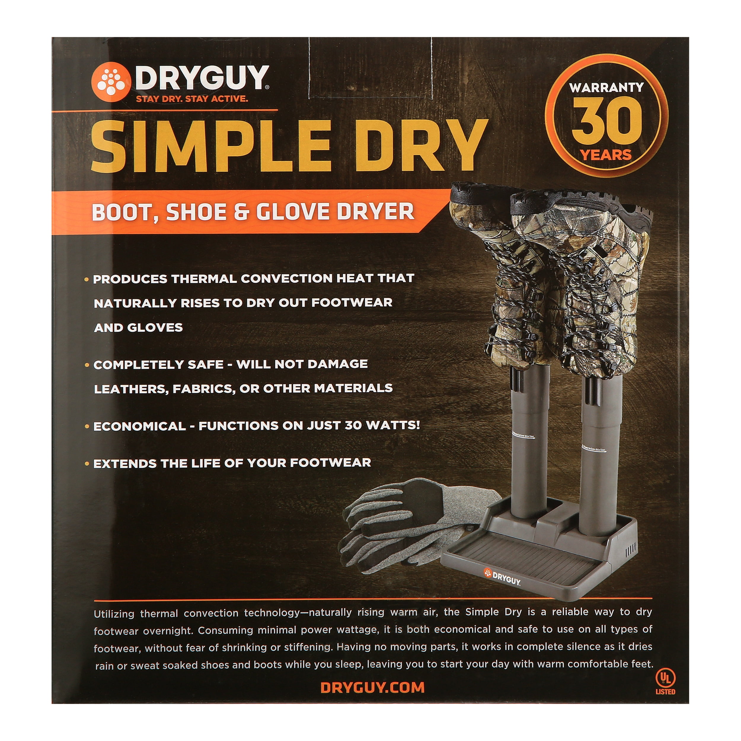 dryguy simple dry boot dryer