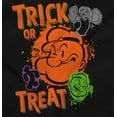 thumbnail image 2 of Popeye Cartoon Halloween Trick Treat Hoodie Sweatshirt Women Men Brisco Brands S, 2 of 6