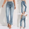 thumbnail image 2 of YDLCAFD Women's Rhinestone Denim Mid Waist Ripped Hem Tessles Stretchy Jean Shorts With Pockets M, 2 of 9