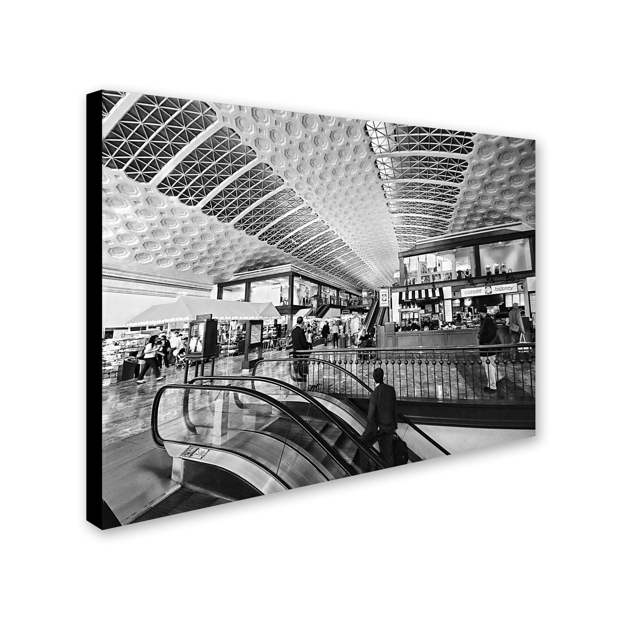 Trademark Fine Art "Union Station-Shops" Canvas Art by Gregory O'Hanlon