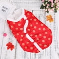 thumbnail image 3 of Greeniant Ropa para mascotas Cómodo traje Tang estilo tradicional chino sin mangas Ropa para mascotas Disfraces de animales Abrigos de moda Suministros Ropa para mascotas rojo L Greeniant PT000679-10, 3 of 6