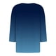 thumbnail image 4 of Blusa casual Cotecram para mujer, manga 3/4, cuello en V, azul, talla XL, 4 of 5