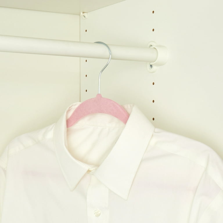 Home Basics Black Velvet Shirt Hangers 10-Pack FH01140 - The Home Depot
