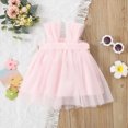 thumbnail image 4 of KPOPLK Baby Girls Spaghetti Strap Dress Toddler Summer Dresses Kids Beach Casual Sundresses with Pockets for 6M-4 Years(2-3 Years,Light Pink), 4 of 4