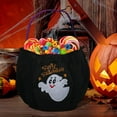 thumbnail image 6 of FEBUD Trick or Treat Bucket Halloween Candy Bag Festival Decoration Embroidered Trick-or-Treat Bag for Goodies Kids Adventures Home Holiday Photo Cosplay Family Outdoor very well, 6 of 9