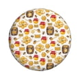 thumbnail image 3 of Rv Spare Tire Cover 16 inch - Bees And Honey Tire Covers for Trailers, Adjustable Camper Spare Tire Cover, 3 of 7