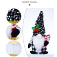thumbnail image 3 of Bewildely Navidad muñeca sin rostro Bar Café Festival fiesta sala de estar chimenea sofá decoración ornamento regalos de cumpleaños niños Kits de decoración para fiestas Negro Bewildely HA069294-02, 3 of 6